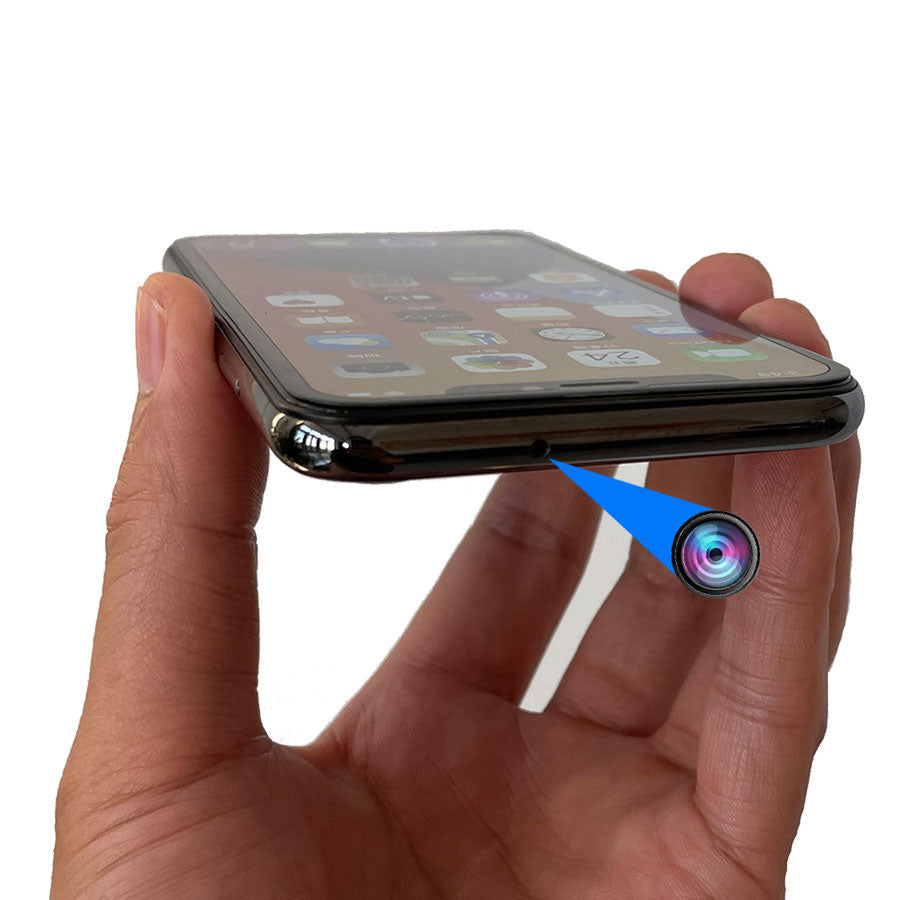 IPhone x Spy Camera met superieure perforatie, scherm voor video, nero 256G Mega Storage