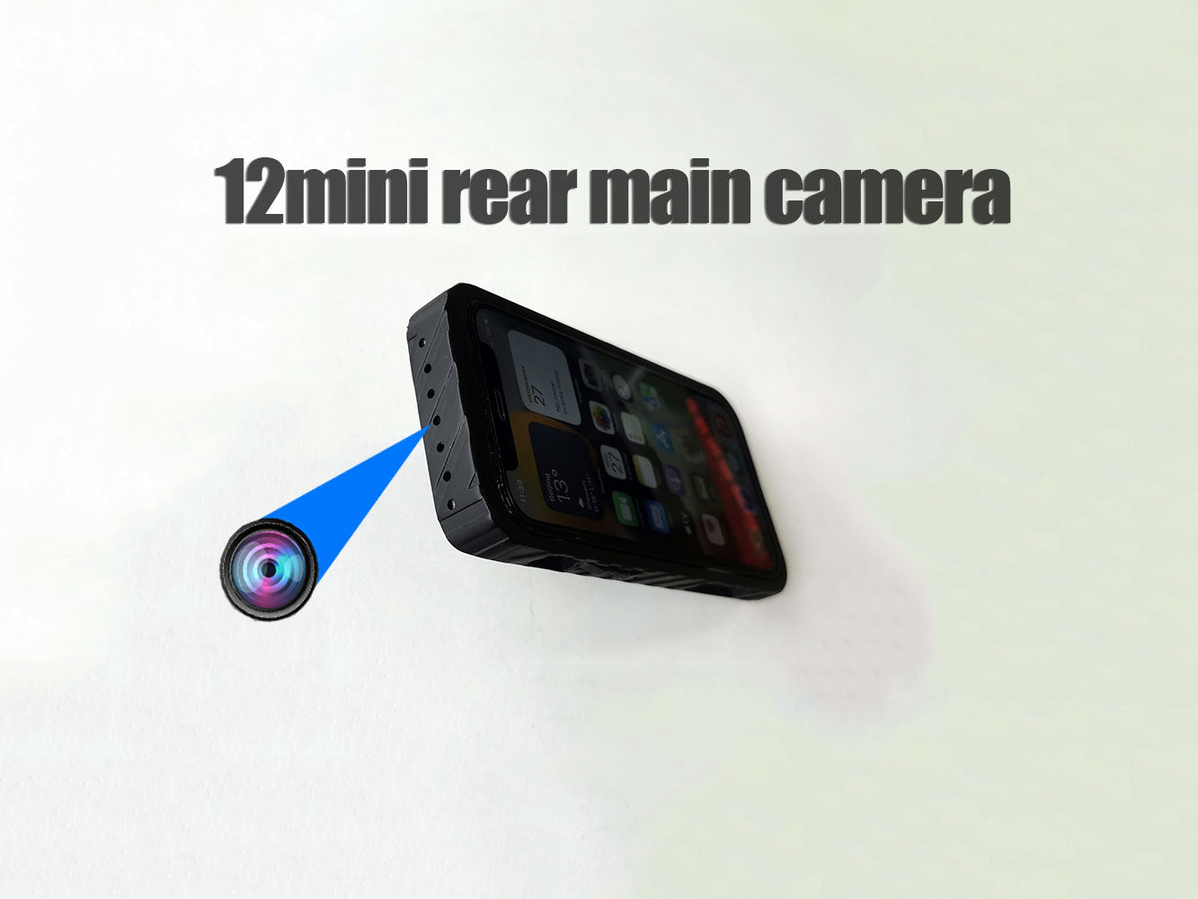 Ultra-clear 12mini hidden camera, 4k/, 60FPS, 3840x2160 resolution, autofocus cinematic quality
