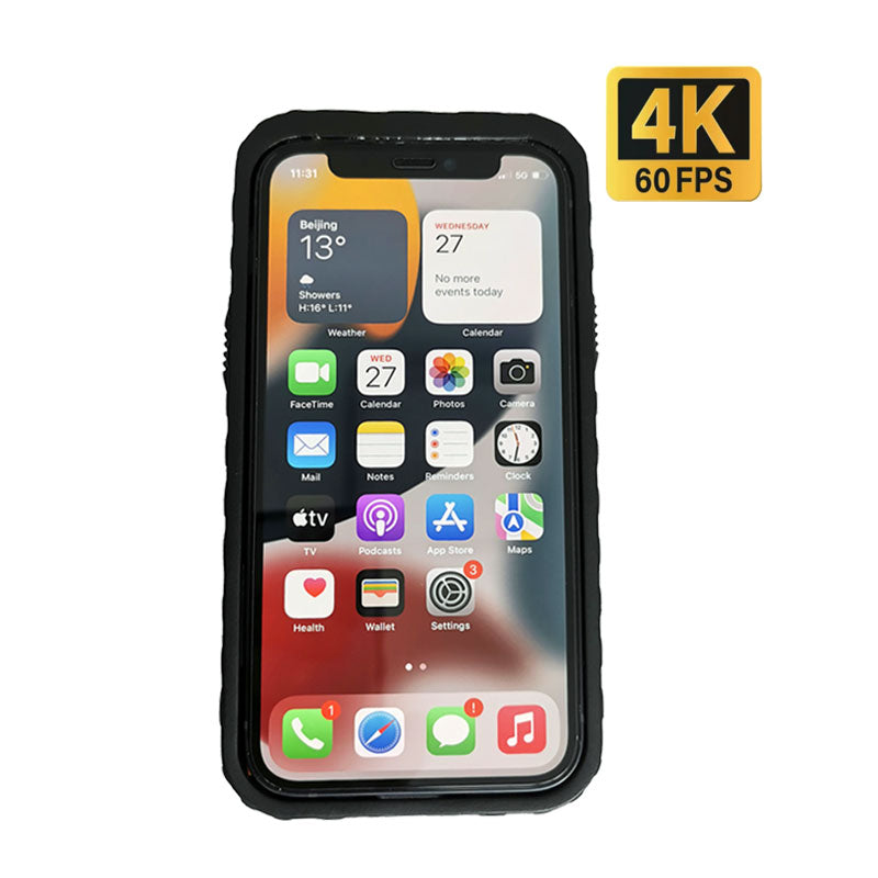 Ultra-clear 12mini hidden camera, 4k/, 60FPS, 3840x2160 resolution, autofocus cinematic quality