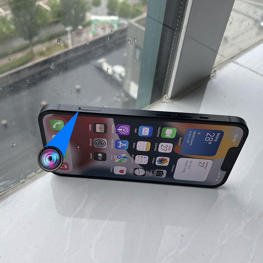 iPhone 13 Spy Camera Phone Black Screen Recording 4k/60FPS 128G Black